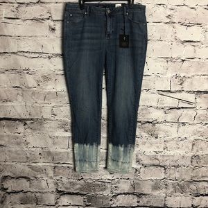 Simply Vera Slimmimg Stretch Ankle Blue Jeans